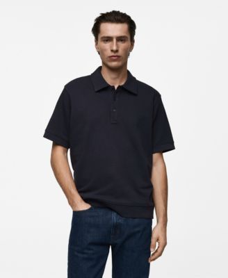 MANGO - Men's EU Regular Fit Cotton Polo Shirt