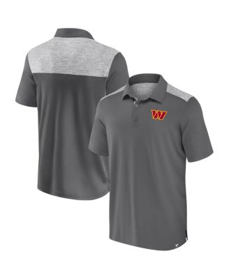 Fanatics - Men's Gray Washington Commanders Long Shot Polo
