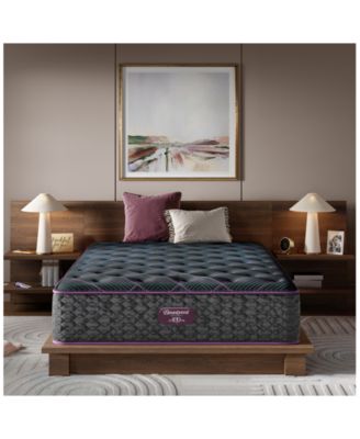 Beautyrest - World Class Level Three 14.75" Plush Tight Top Mattress Set - Twin