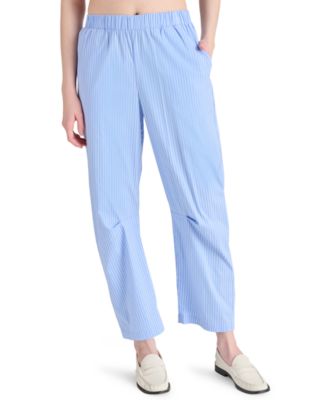 Steve Madden - Women's Saelyn Striped Barrel-Leg Pants