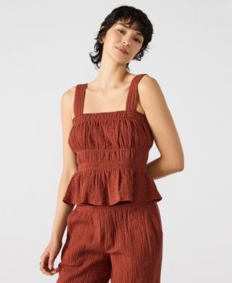 Steve Madden - Women's Gabrielle Smocked Top