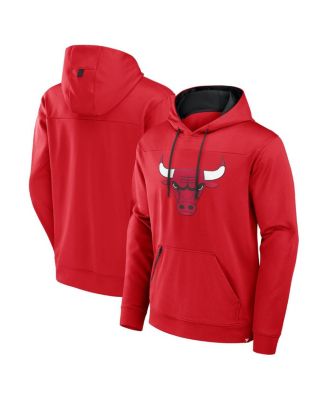Fanatics - Men's Red Chicago Bulls Reserve Defender Pullover Hoodie