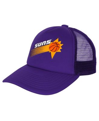 Mitchell & Ness - Big Boys and Girls Purple Phoenix Suns Core Evergreen Trucker Adjustable Hat