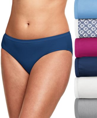 Hanes - Women's 6-Pk. Ultimate Breathable Hipster Underwear