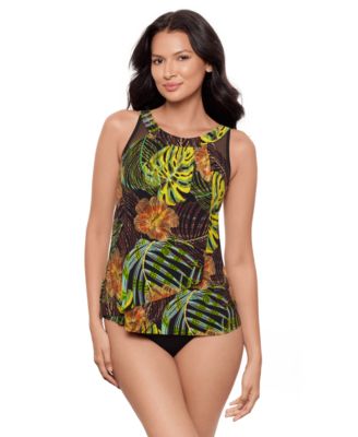 Miraclesuit - Women's Sunset Islet Ursula Tummy-Control Underwired Tankini Top