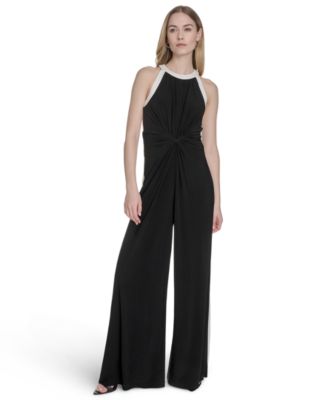 Vince Camuto - Petite Sleeveless Wide-Leg Jumpsuit