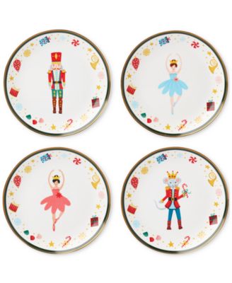 Lenox - Nutcracker Ballet Tidbit Plates, Set of 4