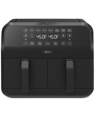 Bella - 8-Qt. Dual-Basket Touchscreen Air Fryer