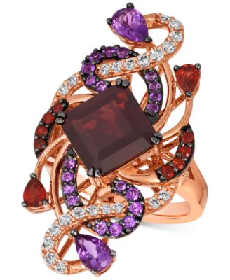 Le Vian - Multi-Gemstone Swirling Statement Ring (8-1/4 ct. t.w.) in 14k Rose Gold
