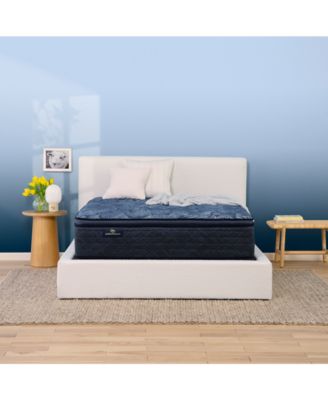 Serta - Perfect Sleeper Cobalt Calm 14" Medium Pillow Top Mattress-Queen