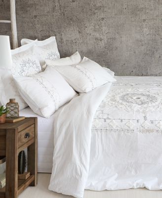 Levtex - Home Harleson Medallion Embroidered 3-Pc. Duvet Cover Set, King/Cal King