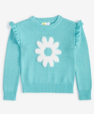 Epic Threads - Toddler Girls Flower Ruffled Sweater
