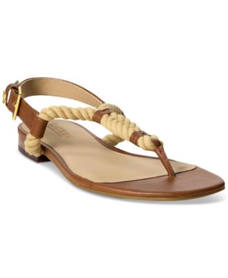 Lauren Ralph Lauren - Women's Everly Thong Flat Sandals