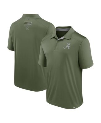 Fanatics - Men's Olive Alabama Crimson Tide OHT Defender Polo