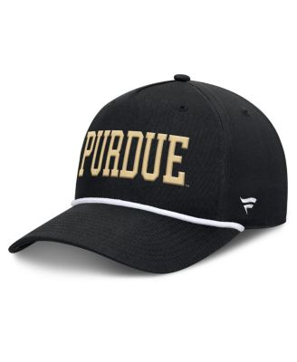 Fanatics - Men's Black Purdue Boilermakers Foul Ball Rope Adjustable Hat