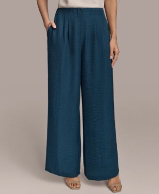 Donna Karan New York - Women's Textured Wide-Leg Pants