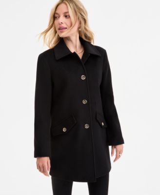 Michael Kors - Women's Collared Button-Front Coat