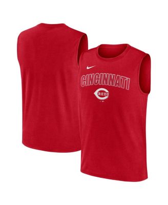 Nike - Men's Red Cincinnati Reds Knockout Performance Muscle Tank Top
