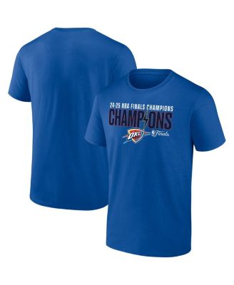Fanatics - Men's Blue Oklahoma City Thunder 2025 NBA Finals Champions Big Tall Hometown T-Shirt