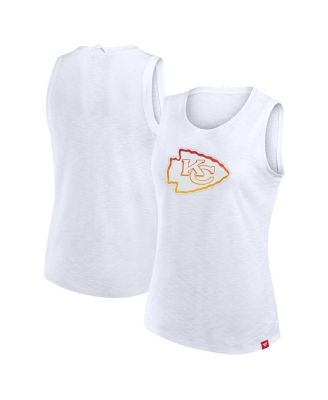 Fanatics - Women's White Kansas City Chiefs Slub Tank Top