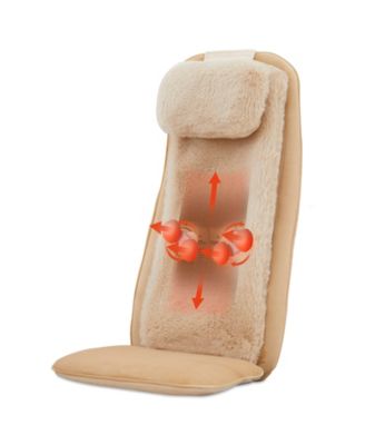 Sharper Image - Realtouch Cushion Luxe Cordless Shiatsu Massager