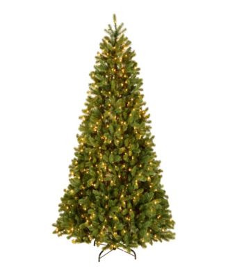 National Tree Company - National Tree 7 .5' "Feel Real" Downswept Douglas Fir Hinged Tree with 750 Clear Lights