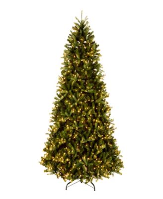 National Tree Company - National Tree 7 .5' "Feel Real" Jersey Fraser Medium Fir Hinged Tree with 1000 Clear Lights