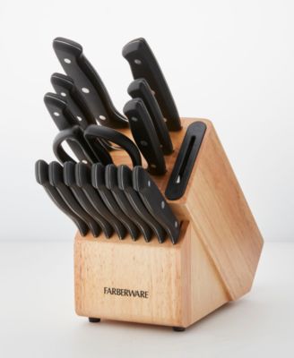 Farberware - EdgeKeeper 16-Pc. Universal Cutlery Block Set