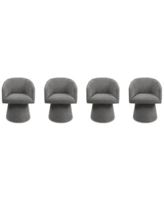 Furniture - Korder 4-Pc. Arm Swivel Chair Set