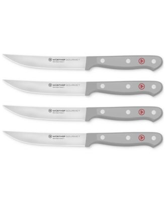 Wüsthof - Gourmet Gray 4-Pc. Steel Steak Knife Set