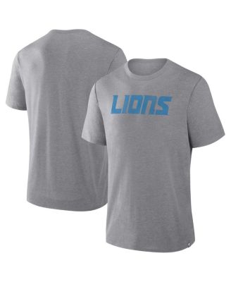 Fanatics - Men's Heather Gray Detroit Lions Tri-Blend T-Shirt