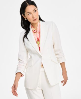 Tahari ASL - Peak-Lapel Button-Front Jacket, Regular & Petite Sizes