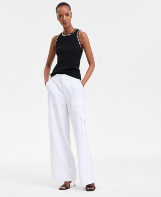 I.N.C. International Concepts - Women's Straight-Leg Cargo Pants