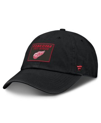 Fanatics - Men's Black Detroit Red Wings Authentic Pro Prime Adjustable Hat