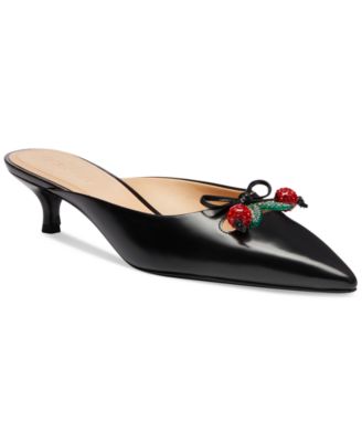 COACH - Women's Runway Embellished Bow-Trim Mules