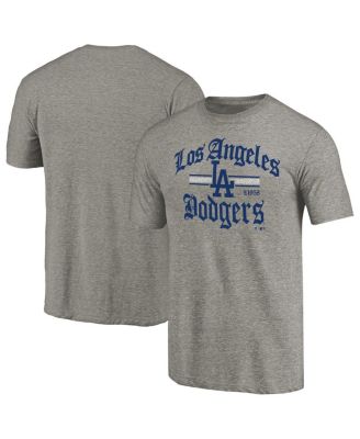 Fanatics - Men's Ash Los Angeles Dodgers Hometown Collection Olde LA T-Shirt