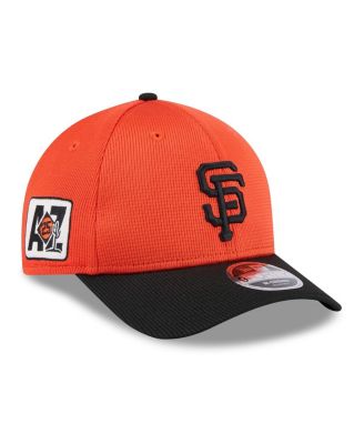 New Era - Men's Orange/Black San Francisco Giants 2025 Spring Training 9FORTY Adjustable Hat