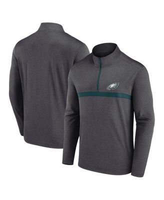 Fanatics - Men's Midnight Green Philadelphia Eagles Head-to-Head Quarter-Zip Top