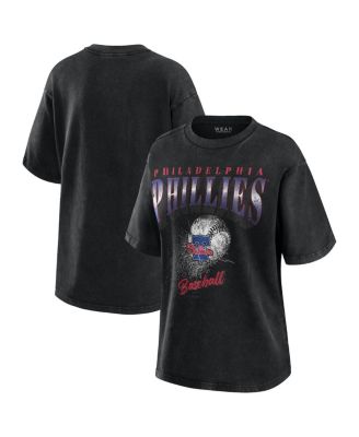 WEAR by Erin Andrews - Women's Charcoal Philadelphia Phillies Boyfriend T-Shirt