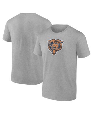Fanatics - Men's&nbsp; Gray Chicago Bears Distressed Throwback Logo T-Shirt
