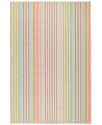 Dash and Albert Rugs by Annie Selke - Ana Ticking Machine Washable DA2030 5'x8' Area Rug