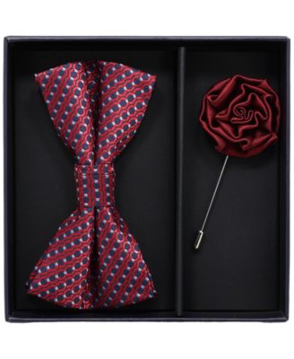 Ben Sherman - Men's&nbsp;2-Piece Pre-Tied Bow and Lapel Pin Box Set