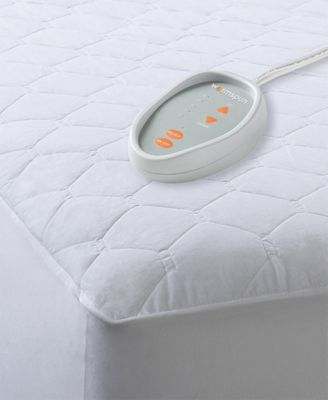 Beautyrest - Microfiber King Electric Mattress Pad with 3M Scotchgard