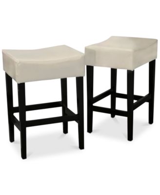Noble House - Dawken Backless Bar Stool (Set of 2), Quick Ship