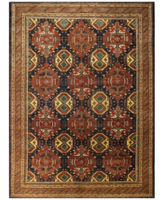 Bashian - Pak Tribal 594946 Rust 8'11" x 12'3" Area Rug