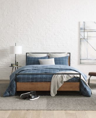 Kenneth Cole New York - Holden Grid King Comforter Set