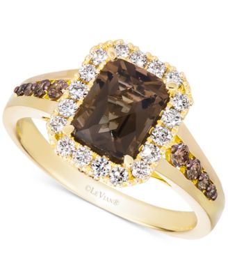 Le Vian - Cinnamon Citrine (1-1/3 ct. t.w.) & Diamond (1/2 ct. t.w.) Ring in 14k Rose Gold (Also in Amethyst, Blue Topaz, Peridot & Smoky Quartz)