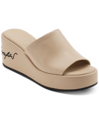 KARL LAGERFELD PARIS - Women's Calvina Wedge Sandals