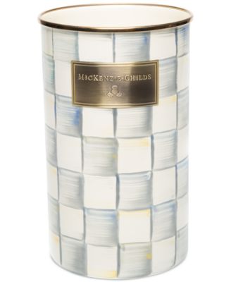 MacKenzie-Childs - Sterling Check Enameled Steel Utensil Holder