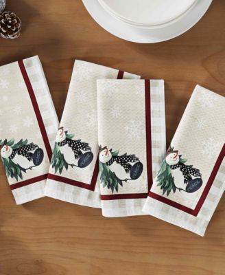 Avanti - Country Snowman Tablecloth, 52" X 70"